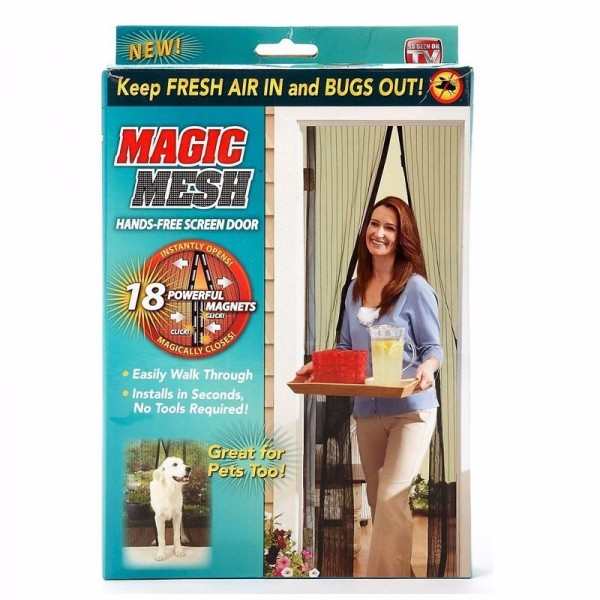 Magic Mosquito Door Mesh Magnetic Screen Door