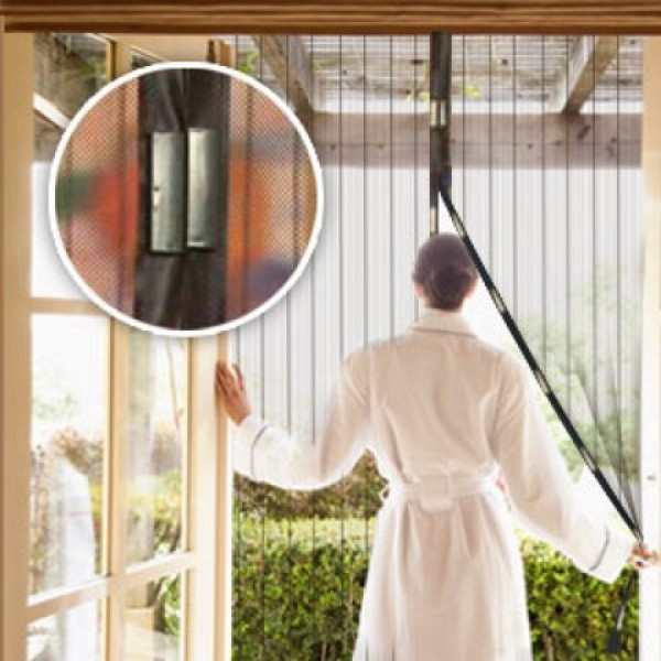 Magic Mosquito Door Mesh Magnetic Screen Door