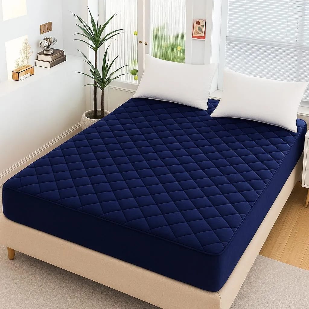 Cotton Plane Double Bed Mattress Cover